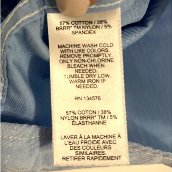 Vineyard Vines Boys Breakwater  Solid Performace Cotton Shirt - Picture 9 of 9